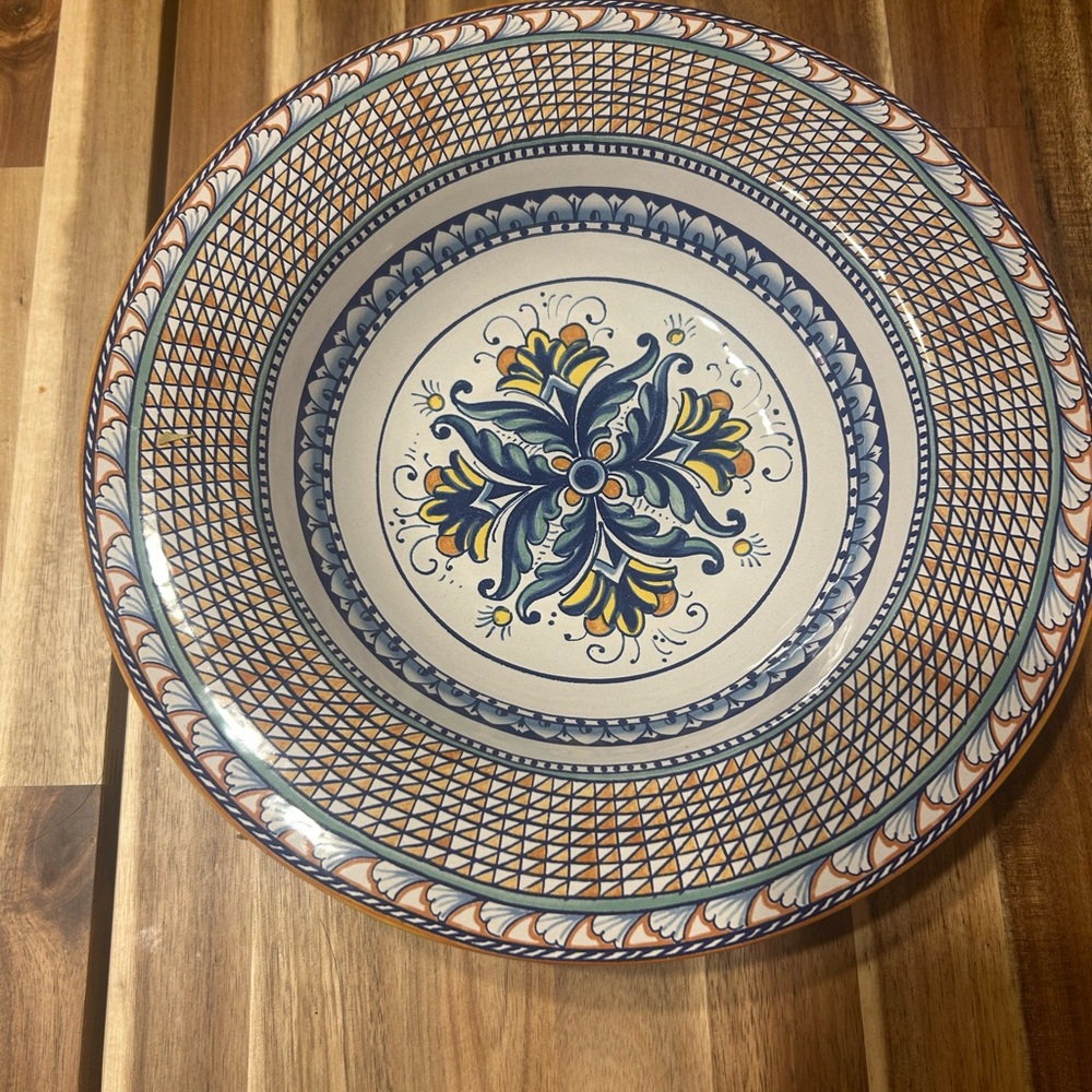 Williams Sonoma Sicily Collection Serving Bowl